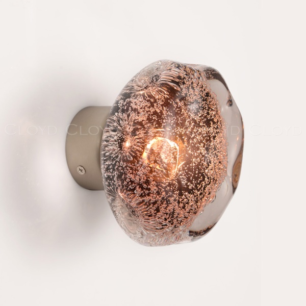 Бра Cloyd VOCAL W1 / латунь - розовое стекло (арт.20365) от интернет-магазина IDODOM.RU