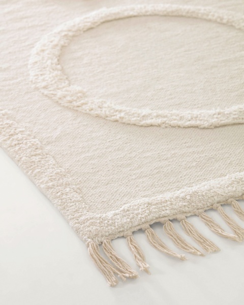 Ковер Bernabela из 100% хлопка бежевого цвета 70 x 140 см от интернет-магазина IDODOM.RU