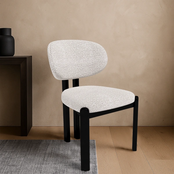 Стул Galloti, бук черный, букле noble 000 от интернет-магазина IDODOM.RU