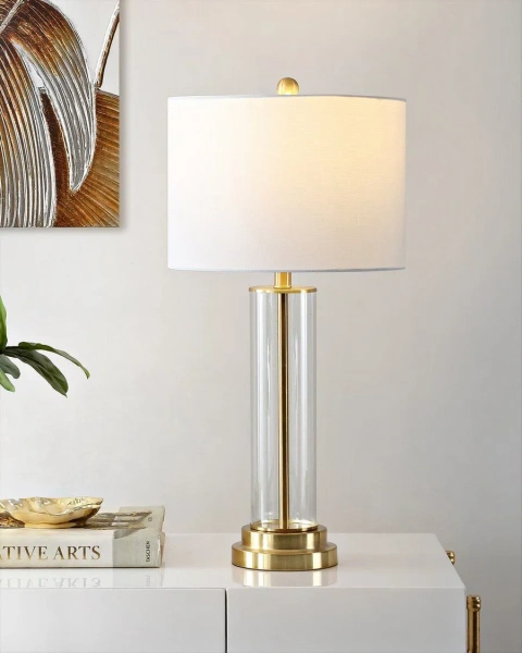 Настольная лампа "Линетт" brass от интернет-магазина IDODOM.RU