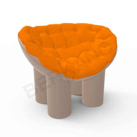 Кресло SLON Cappuccino, Orange