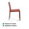 Стул Барри, кожа ретро-красный от интернет-магазина IDODOM.RU