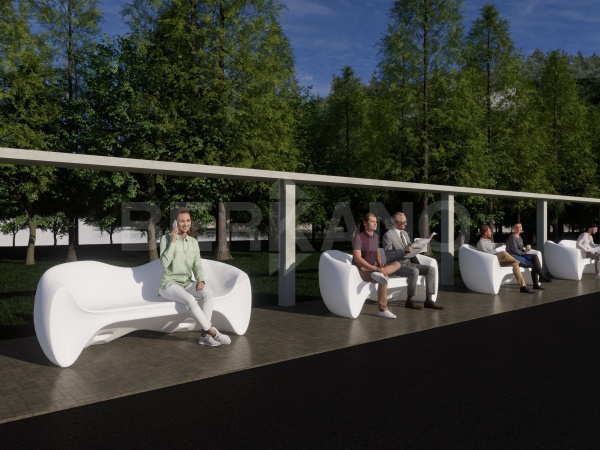 Скамейка Urban Tooth Snow White от интернет-магазина IDODOM.RU