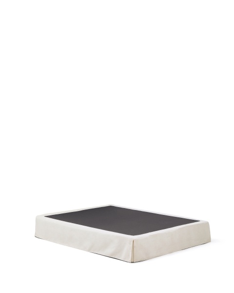 Основание кровати Jaira со съемным чехлом из белого шенилла для матраса 160 х 200 см от интернет-магазина IDODOM.RU