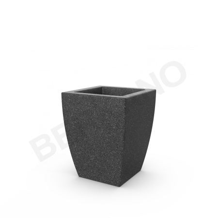 Кашпо Tenero 50 Black Granite