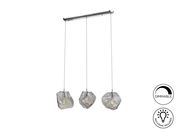 Подвесной светильник Petra 3L E27 хром от интернет-магазина IDODOM.RU