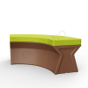 Скамейка X-seat Arc Brown, Green