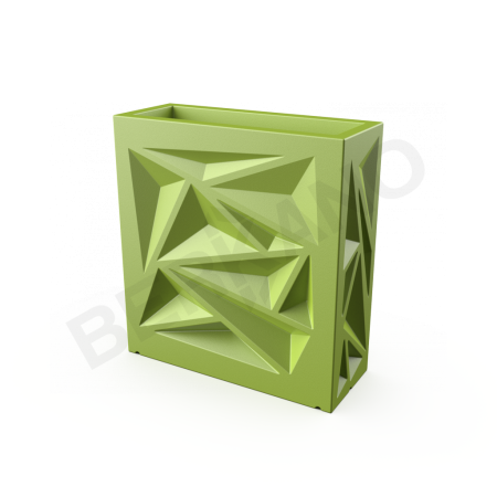 Кашпо Icelandic Square DB Spring Green