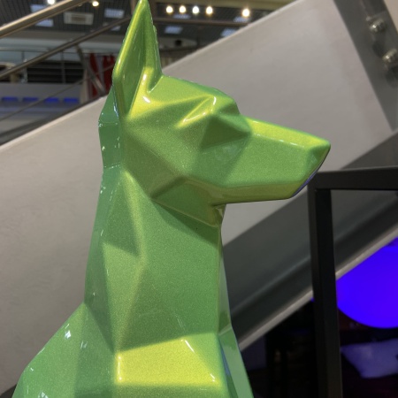 Доберман.   Финиш:Окрашивание по каталогу цветов Rall. Цвет зеленый. от интернет-магазина IDODOM.RU