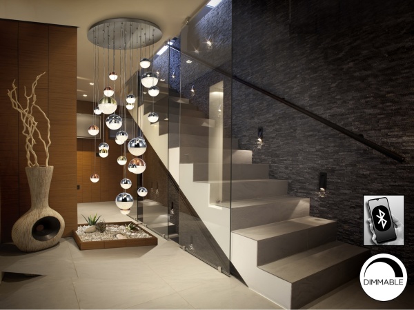 Подвесной светильник Sphere LED 27L Ø80 DIM BLUETOOTH CCT цветной от интернет-магазина IDODOM.RU