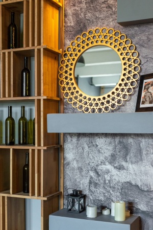 Зеркало Backbone Gold от интернет-магазина IDODOM.RU