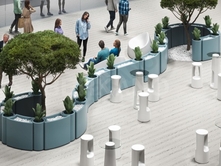 Кашпо Smoov Planter Line DB Snow White от интернет-магазина IDODOM.RU