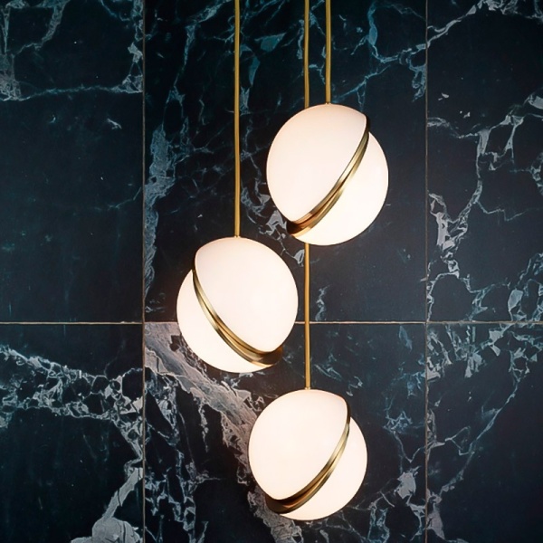 Подвесной светильник Cloyd FERMION P1 / Ø20 см - латунь (арт.10787) от интернет-магазина IDODOM.RU