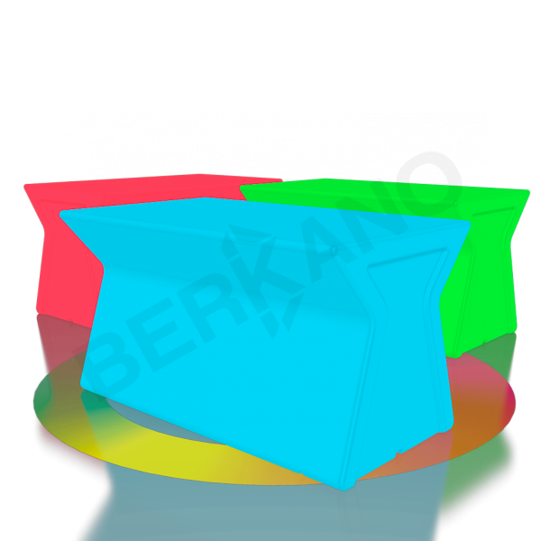 Скамейка X-seat Line Snow White RGB ACC подсветка от батареек