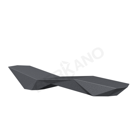 Шезлонг Quaro без подушек Black Granite