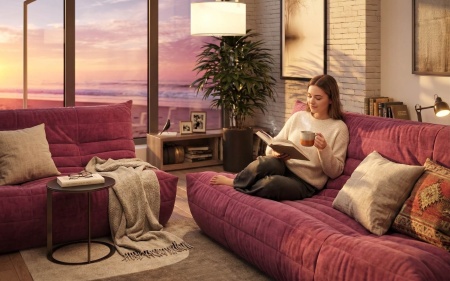 Кресло ДеФранс™️ 1-местное - Эконом микровелюр