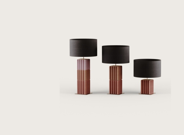 Настольная лампа Pire NAC 140/3 S Matt black с абажуром 801021/41 от интернет-магазина IDODOM.RU