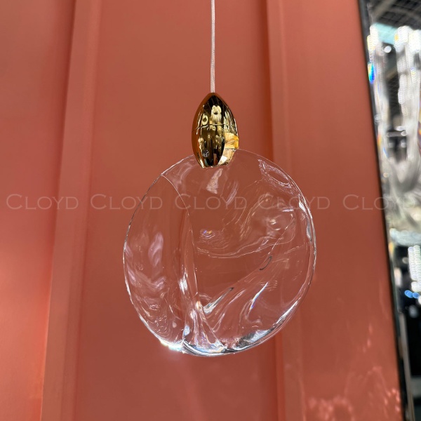 Подвесной светильник Cloyd GLOCK-B P1 / Ø12 см - золото (арт.11624) от интернет-магазина IDODOM.RU