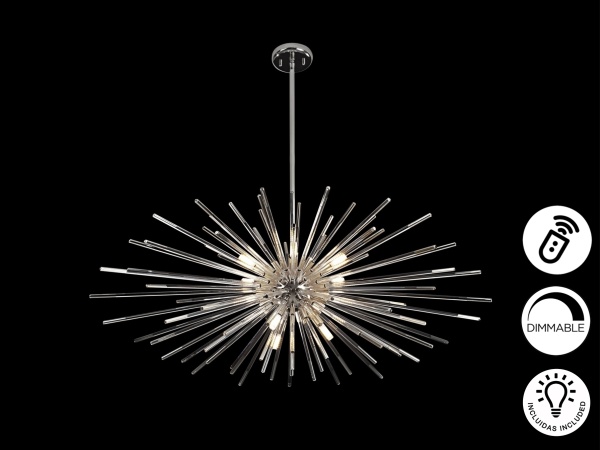 Подвесной светильник Evasion DIM 9L хром от интернет-магазина IDODOM.RU