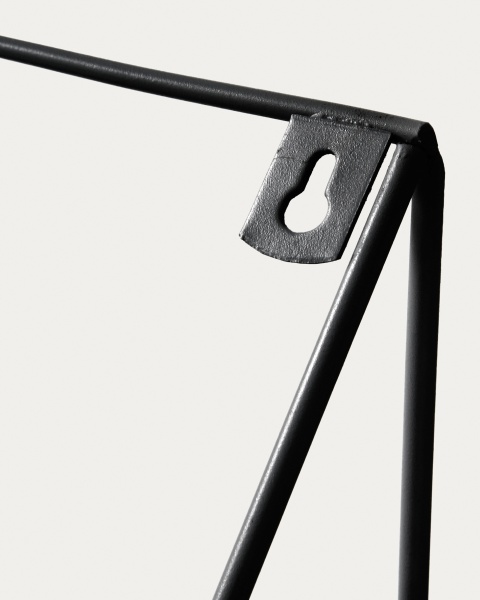 Настенная полка Upp металлическая черная от интернет-магазина IDODOM.RU