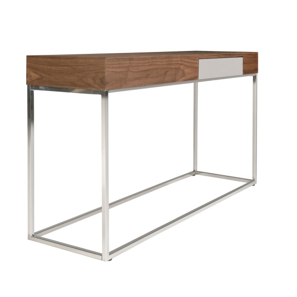 Консоль MN1322 /3111 из ореха и стали от интернет-магазина IDODOM.RU