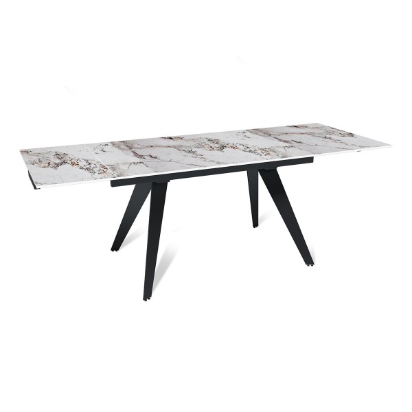 Стол раскладной Rhein (140+40+40), керамика глянцевая Pandora от интернет-магазина IDODOM.RU