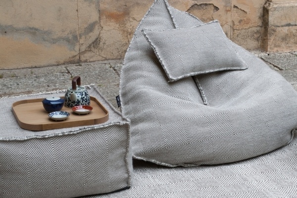 Пуф квадратный Sail Black 75x75 от интернет-магазина IDODOM.RU