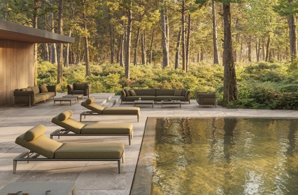 Уличный модульный угловой диван Pasadena от интернет-магазина IDODOM.RU