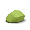 Светильник Polystone 45 зеленого цвета