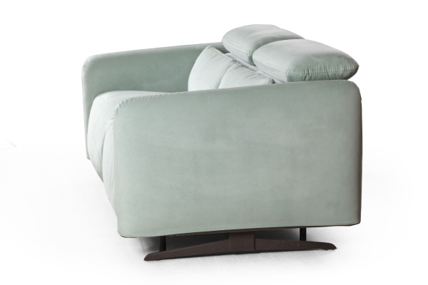 Rimini диван-кровать прямой замша мятный от интернет-магазина IDODOM.RU