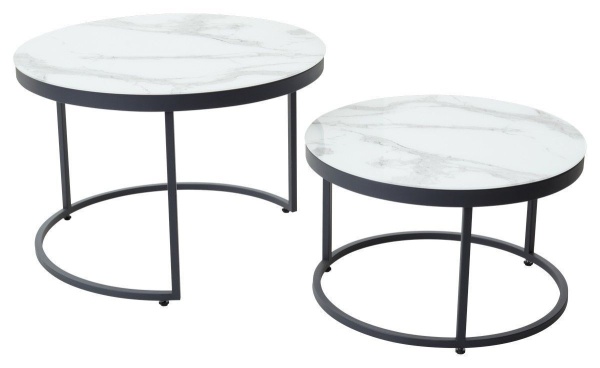 Журнальный стол Edwin стекло светлый от интернет-магазина IDODOM.RU