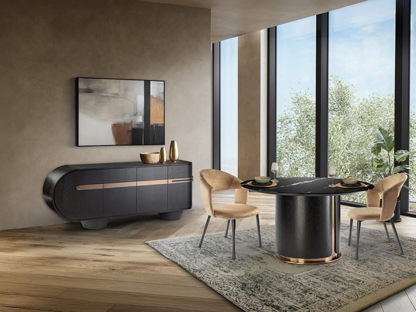 Luca Сервант темный дуб от интернет-магазина IDODOM.RU