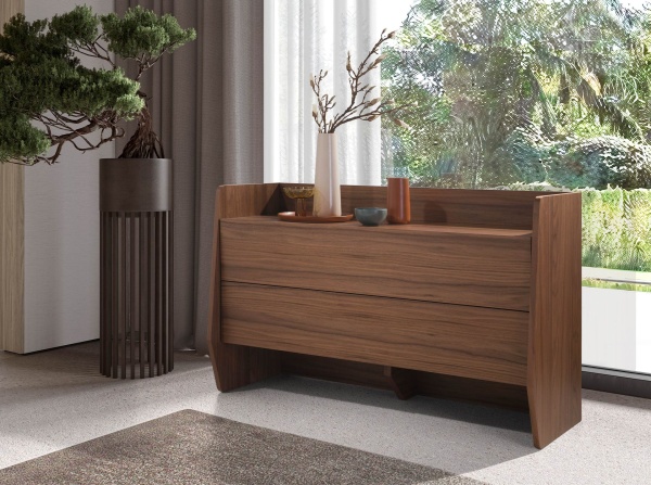 Комод 7176 ореховый с ящиками от интернет-магазина IDODOM.RU