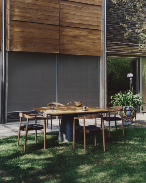 Tudons Садовый стол из алюминия серого цвета от интернет-магазина IDODOM.RU