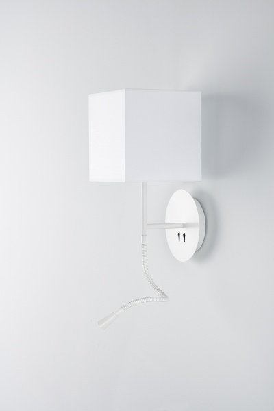 Бра Hotel Python квадратное белый от интернет-магазина IDODOM.RU