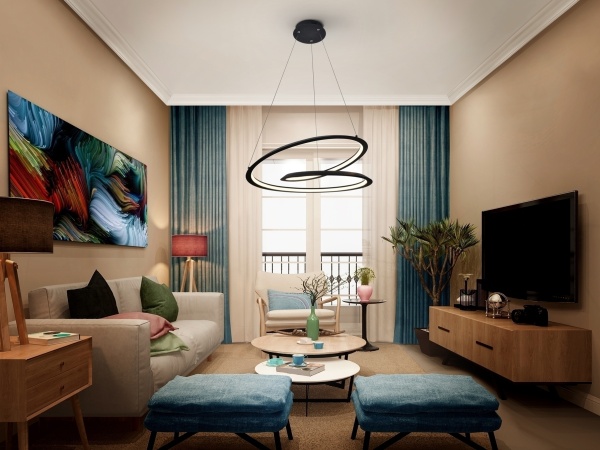 Подвесной светильник Looping черный Ø60 от интернет-магазина IDODOM.RU