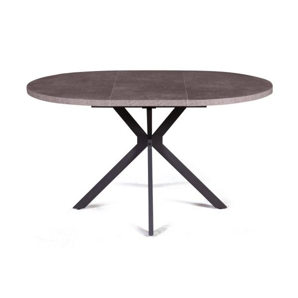 Стол круглый Vegas раздвижной (100+40) камень темный от интернет-магазина IDODOM.RU