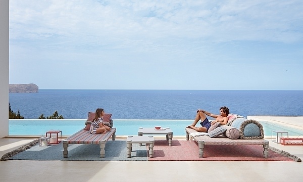 Большая подушка GL Diagonal aloe-grey 70x70 от интернет-магазина IDODOM.RU