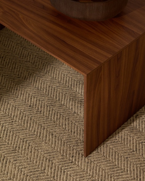 Litto Журнальный столик из шпона ореха с отделкой натурального цвета, 90 x 45 см от интернет-магазина IDODOM.RU