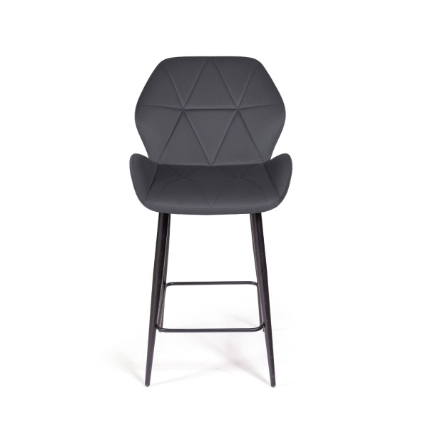 Стул полубарный Crystal, бархат серый 27 от интернет-магазина IDODOM.RU