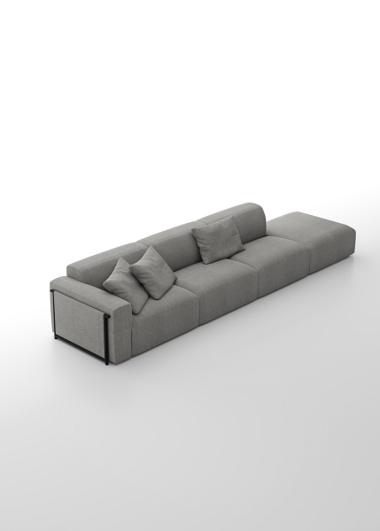 Диван модульный Savoye с мягким подлокотником от интернет-магазина IDODOM.RU