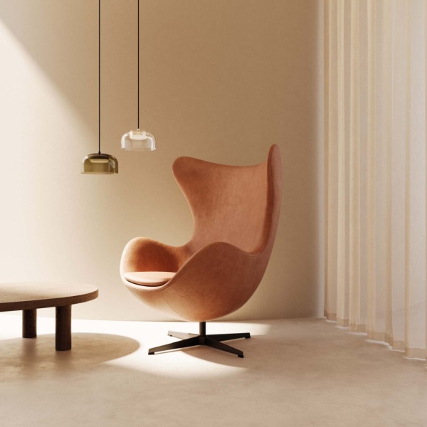 Подвесной светильник Ipon 1L золотой металл, прозрачный плафон от интернет-магазина IDODOM.RU