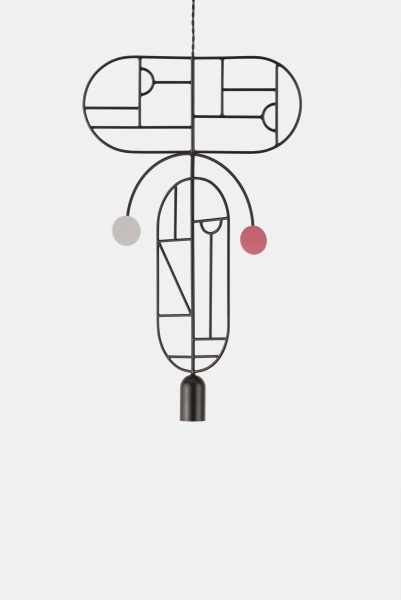 Подвесной светильник Wooden Dots WDS09 graphite/walnut от интернет-магазина IDODOM.RU