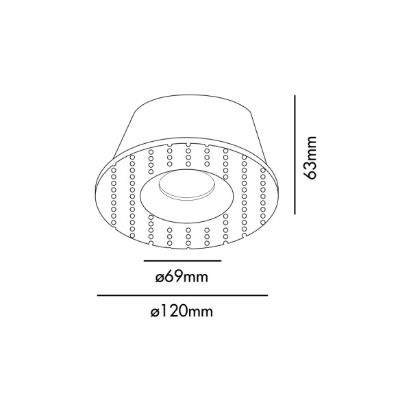 Встраиваемый светильник безрамный Fresh белый от интернет-магазина IDODOM.RU