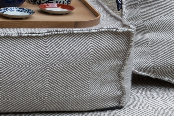 Пуф квадратный Sail Black 75x75 от интернет-магазина IDODOM.RU