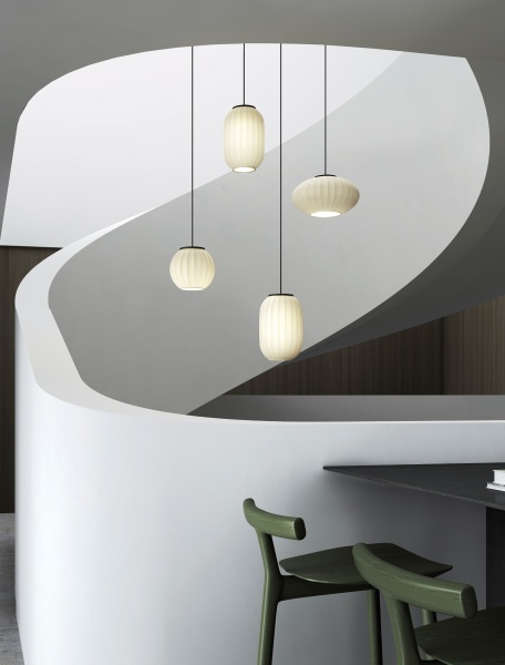 Подвесной светильник Mei A Ø 18 золотой от интернет-магазина IDODOM.RU