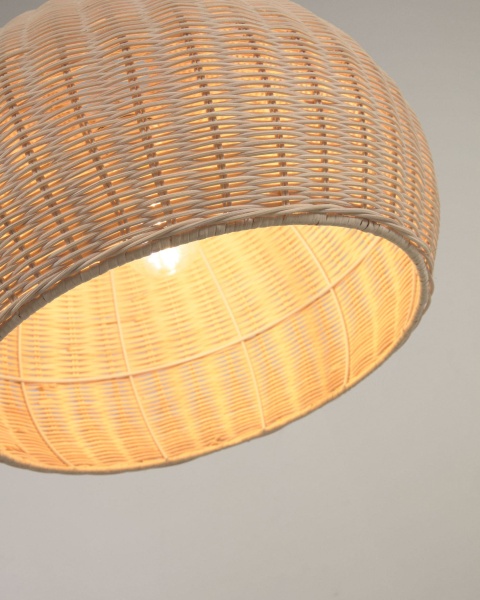 Плафон Deyarina из ротанга с натуральной отделкой Ø 45 см от интернет-магазина IDODOM.RU