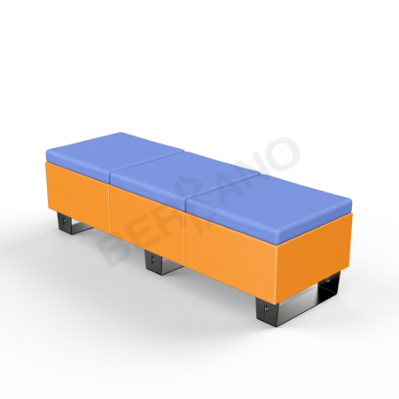 Скамейка Brick 180 Orange, Navy