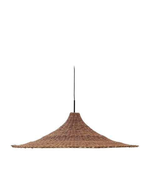 Bladia Абажур из ротанга с натуральной отделкой Ø90 см от интернет-магазина IDODOM.RU