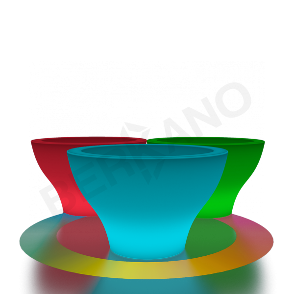 Кашпо Vetro 40 DB Snow White RGB ACC